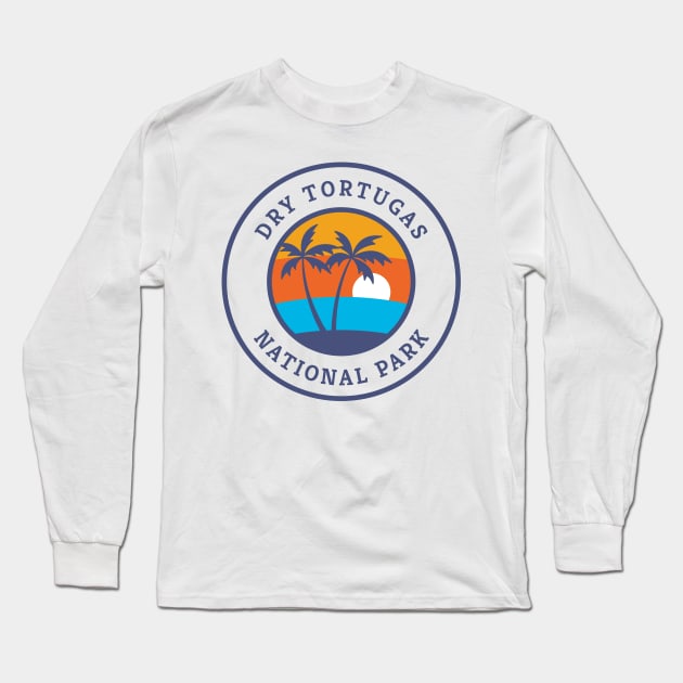 Dry Tortugas National Park Retro Long Sleeve T-Shirt by roamfree
